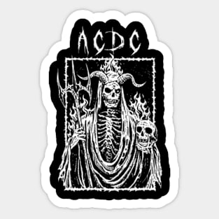 acdc dark Sticker